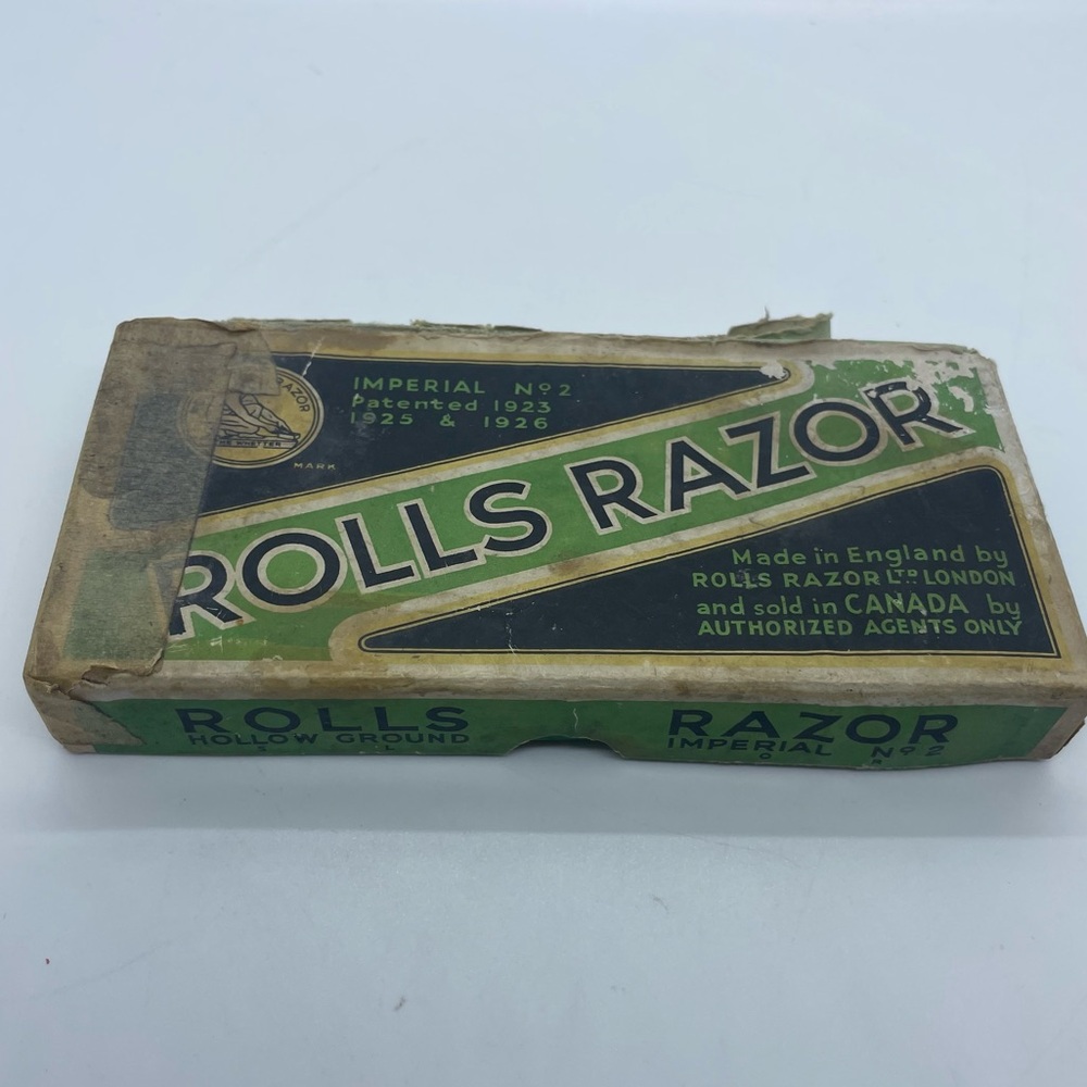 Vintage Razor Shaver Rolls Imperial No 2 Made In England W/ Original Box